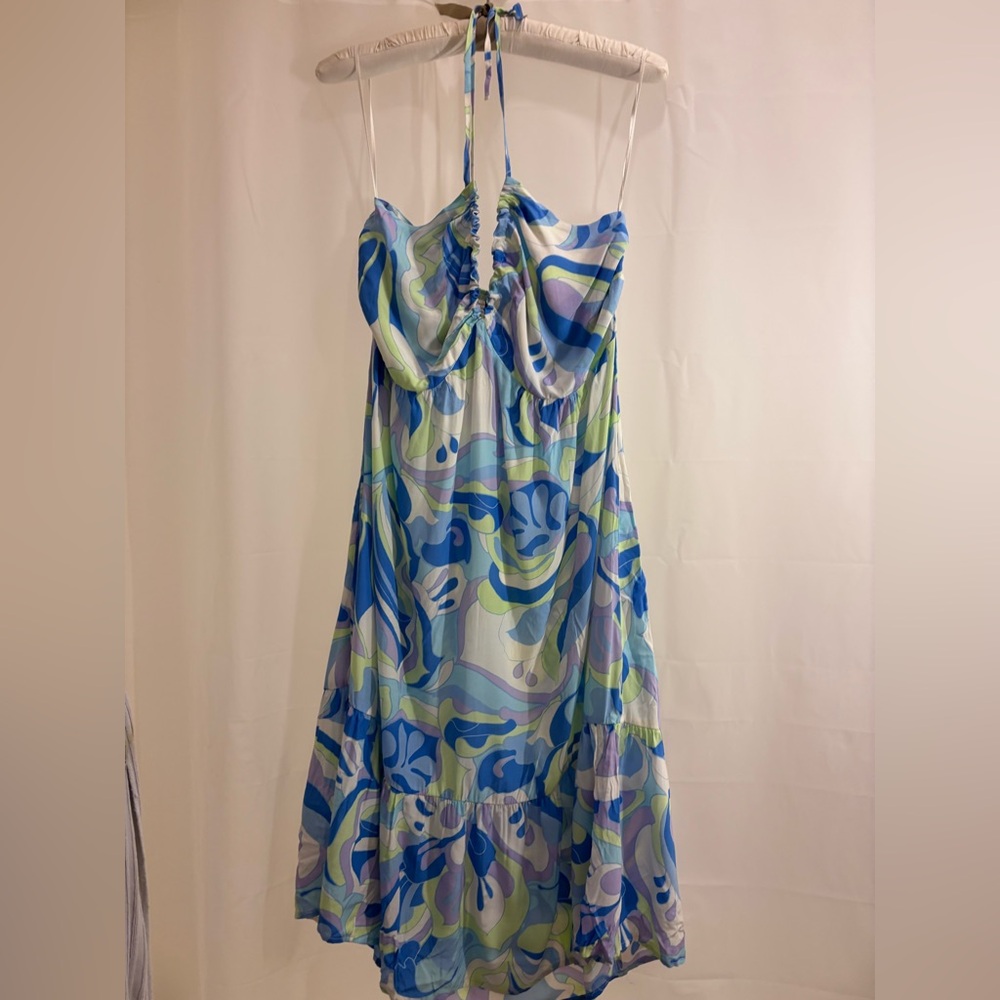GAP Multicolor Halter Dress